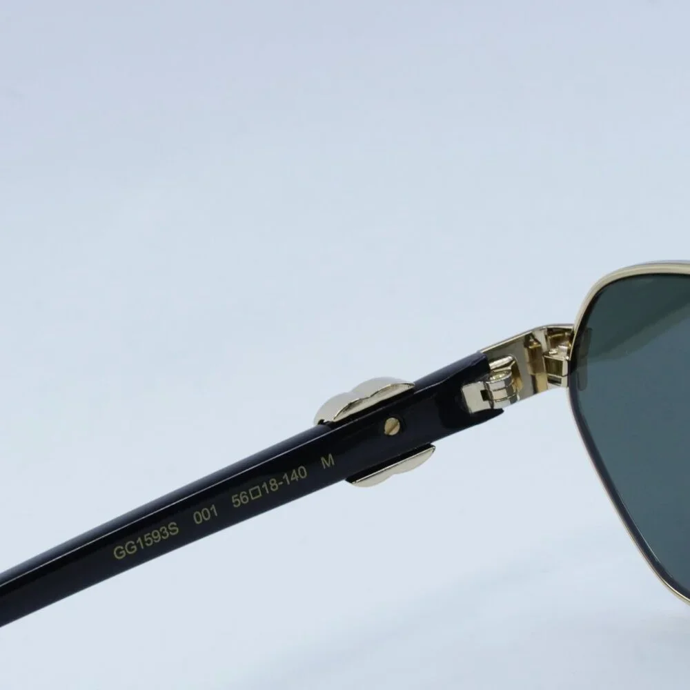 Gucci GG1593S 001 Sunglasses Endura Gold Oval Frame, Grey Lenses - Picture 10 of 13